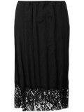 lace-trim skirt
