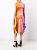 flared round rainbow dress