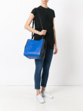 contrast tote bag 