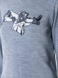 intarsia detail jumper