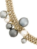 chain link pearl necklace