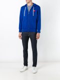 embroidered logo hoodie 