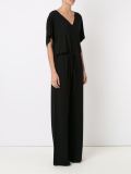 deep v-neck jumpsuit