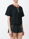 boxy perforated T-shirt