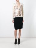 jacquard lace jumper