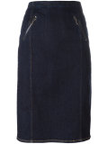 midi straight skirt 