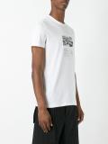 stylised patch T-shirt