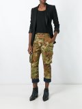 'Livery Tenent Icon' cropped camouflage trousers