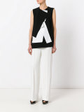 contrast folds top 