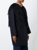 faux fur collar coat 