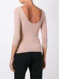 scoop neck jumper