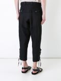 tapered cropped trousers