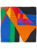 block colour scarf
