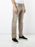 stain washed jeans