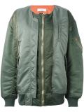 long length bomber jacket