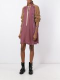 velvet panelled dress