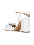 twist-detailed block heel sandals
