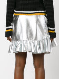 asymmetric frill skirt