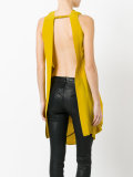 draped cowl neck dress