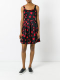 heart print skater dress