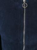 suede zip jacket 