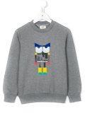 monster print sweatshirt