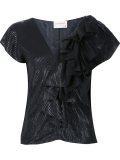 ruffled blouse