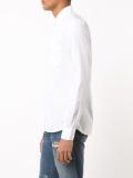 button down collar plain shirt