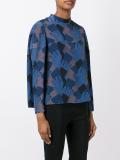 hands print blouse