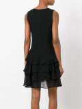 flared trim dress