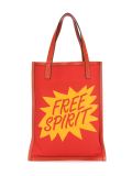 'Free Spirit'印花购物袋