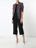 checked blazer 