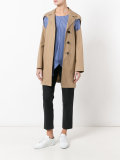 slit arms raincoat 