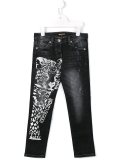leopard print jeans