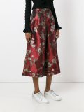 floral print cropped palazzo pants