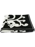 skull beach towel