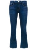 cropped bootcut jeans