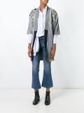 刺绣牛仔和服上衣