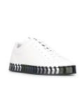striped sole sneakers