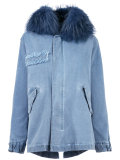 furry trim jacket 