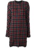 checked zipped dress
