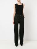 straight leg trousers