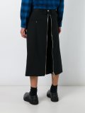 zipped layer cropped pants 
