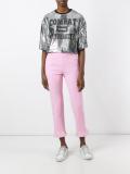 tapered cropped trousers