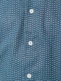 split-scale polka dots shirt
