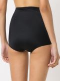 panelled lace hot pants