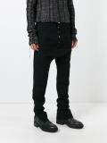 drop-crotch trousers