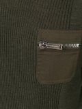 knitted chest pocket pullover