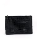 top zip clutch