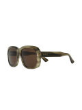 oversize line detail sunglasses